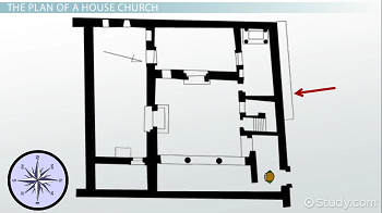 floor plan of a house church